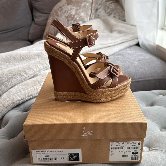 100% authentic Christian Louboutin wedges - Picture 3 of 7
